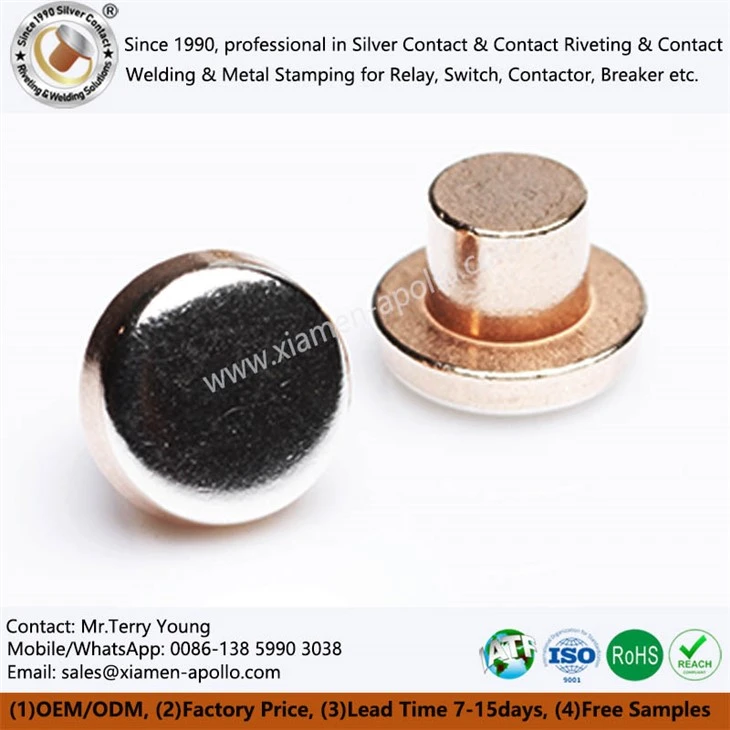 Bimetal Contacts Ag/Cu Bimetal Contacts Ag/Cu