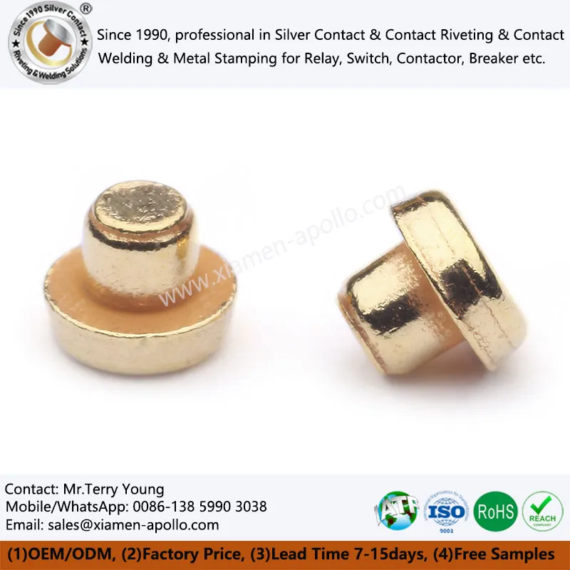 Kuntatt Elettriku Deheb Plated