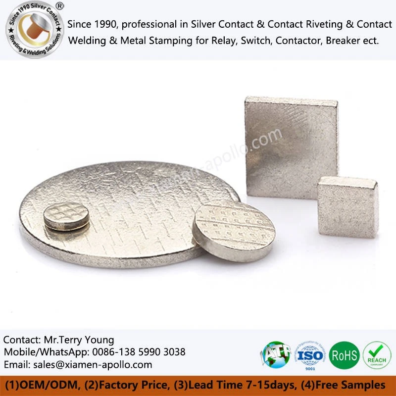 Electric Resistance Spot Welding Silver Contact