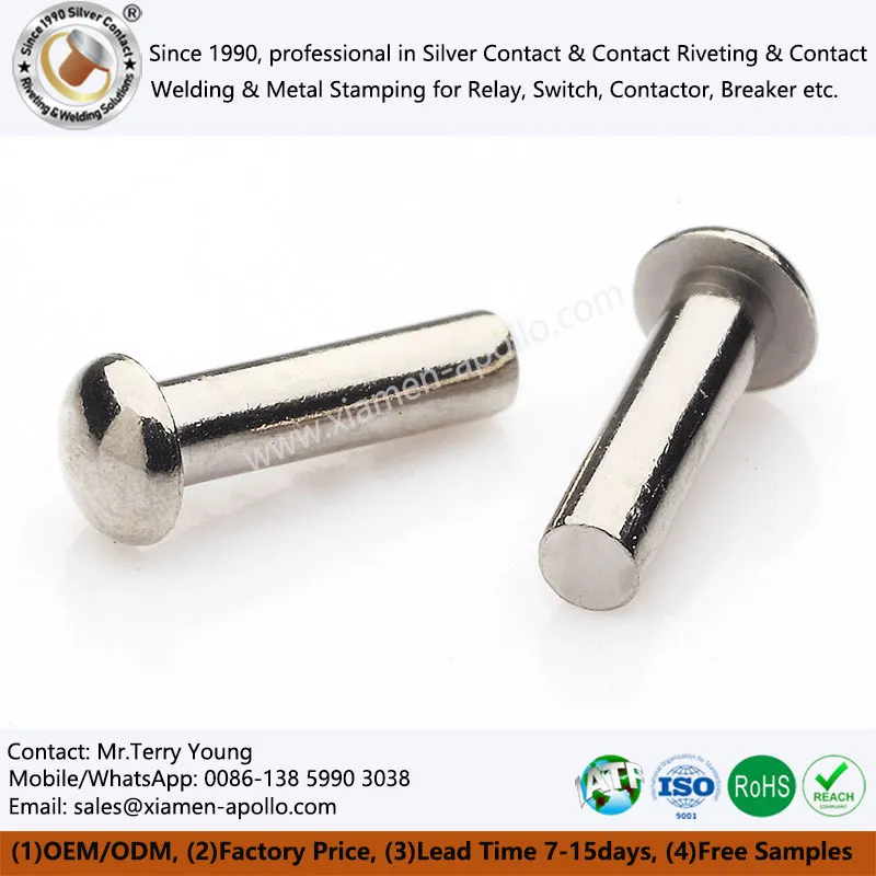 Elettroless Nickel plating rivet