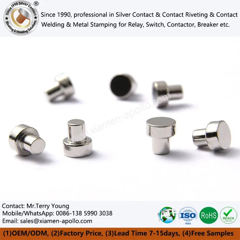 Tungsten Rivet for Automotive Horns Tungsten Rivet for Automotive Horns