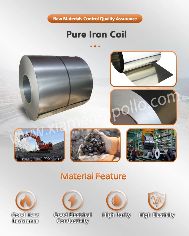 Pure Iron Coil for EV Relay Magnetic Armature Pure Iron Coil for EV Relay Magnetic Armature