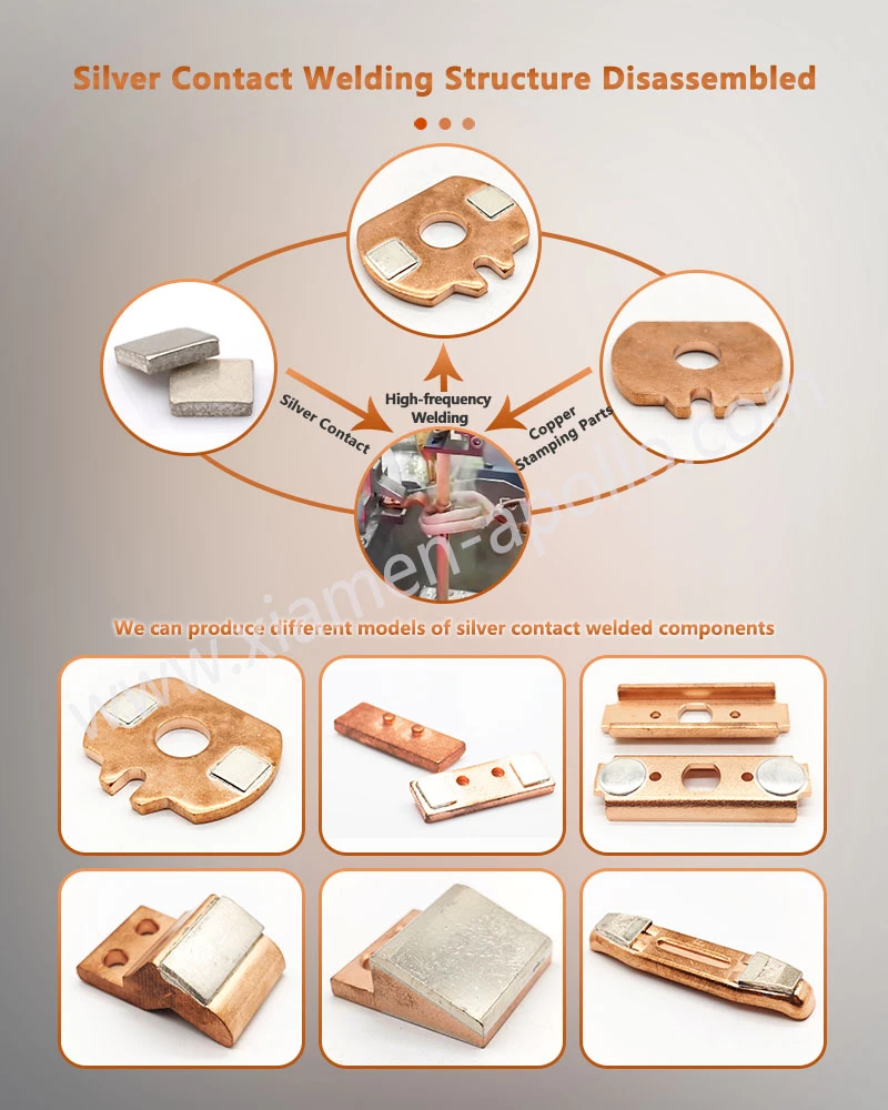 Contact Joining Brazing Structure Disassembled Contact Joining Brazing Structure Disassembled