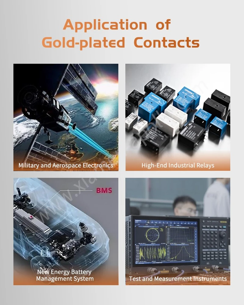 Application of Gold Coating Electrical Contacts Application of Gold Coating Electrical Contacts