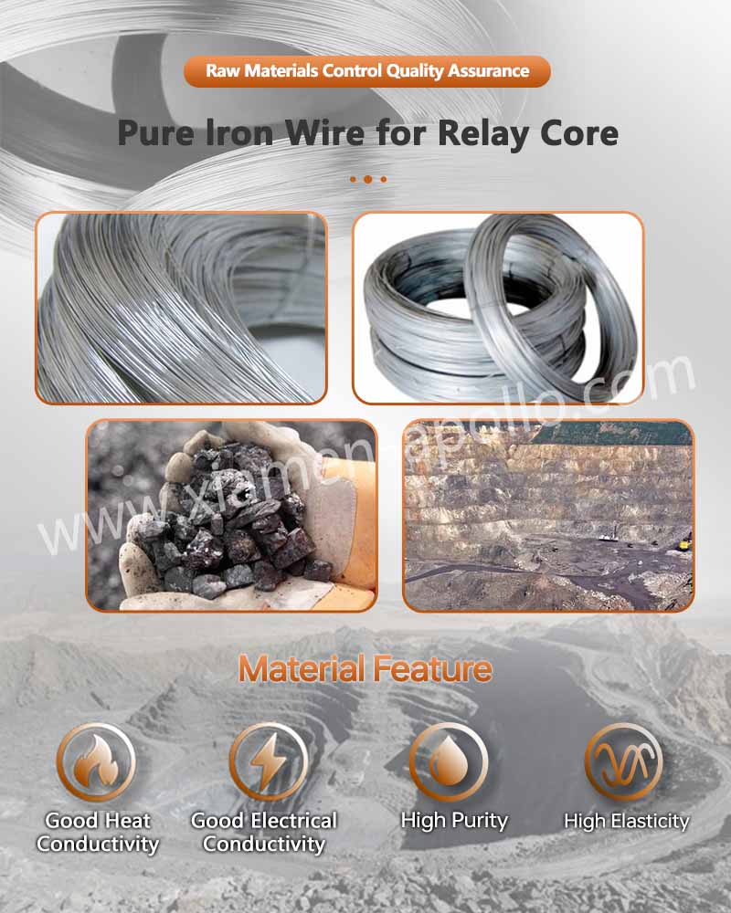 Pure Iron Material for Relay Core Pure Iron Material for Relay Core