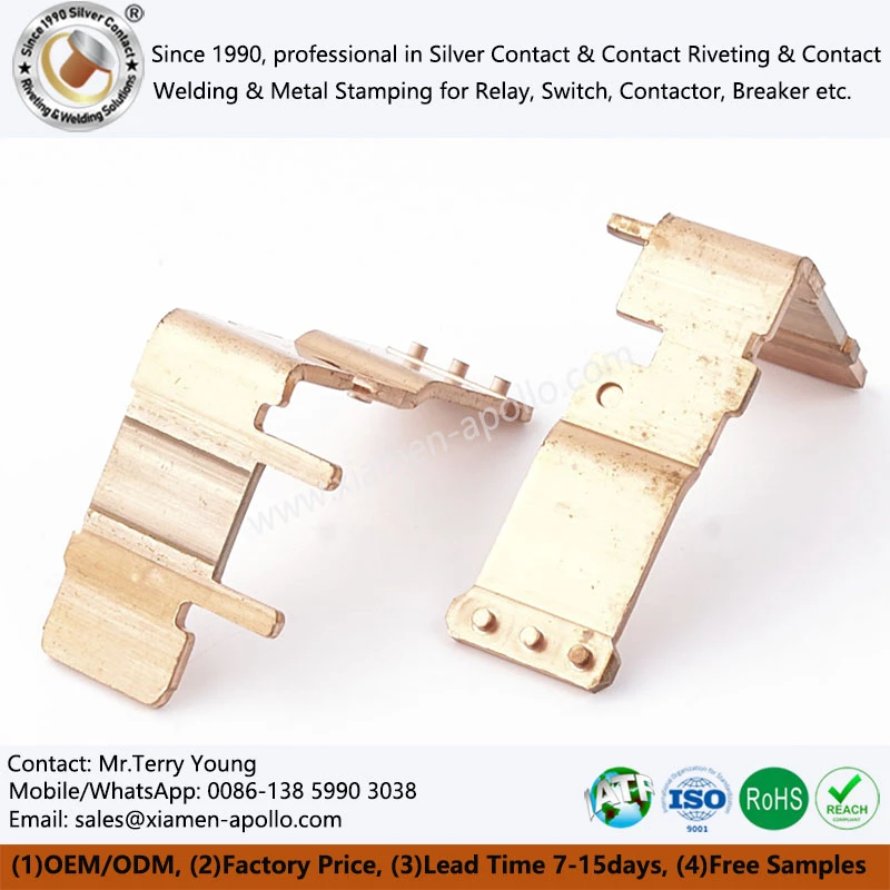 Magnetic holding relay shunt stamping parts 2 Magnetic holding relay shunt stamping parts 2