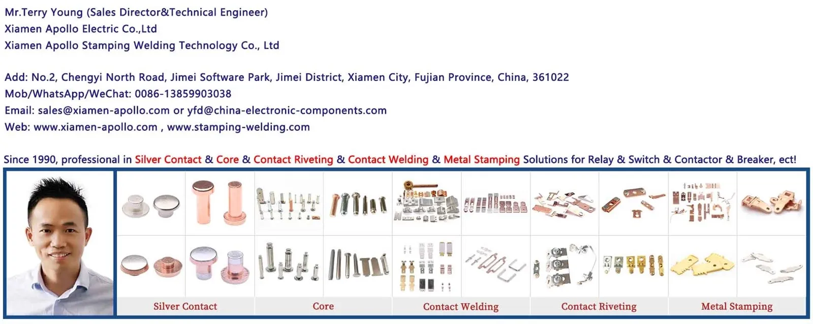 Terry from Xiamen Apollo Terry from Xiamen Apollo