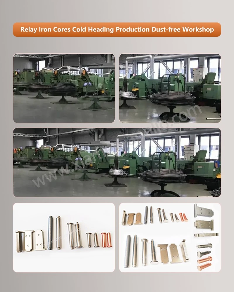 AC Relay Core Assembly Cold Heading Production Dust-free Workshop AC Relay Core Assembly Cold Heading Production Dust-free Workshop