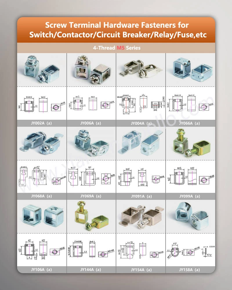 MCB Screw Terminal Electrical Cage Terminal for switches, contactors, circuit breakers, relays, fuses, etc. MCB Screw Terminal Electrical Cage Terminal for switches, contactors, circuit breakers, relays, fuses, etc.