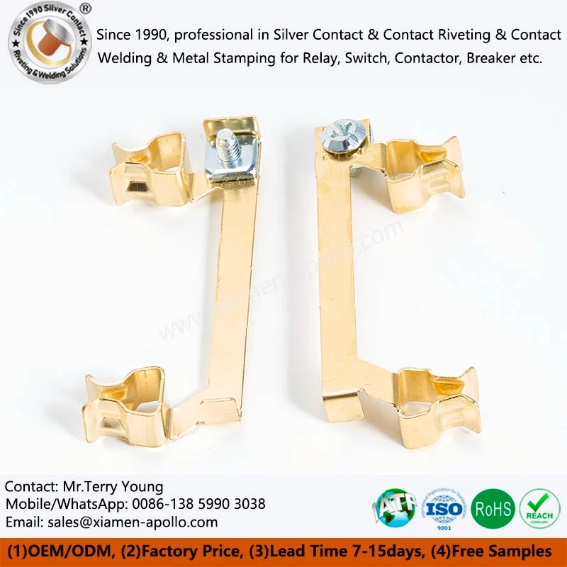 Electrical Contact Stamping Brass Parts Custom Electrical Contact Stamping Brass Parts Custom